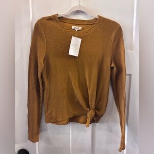 Madewell Golden Ribbed Knit Top